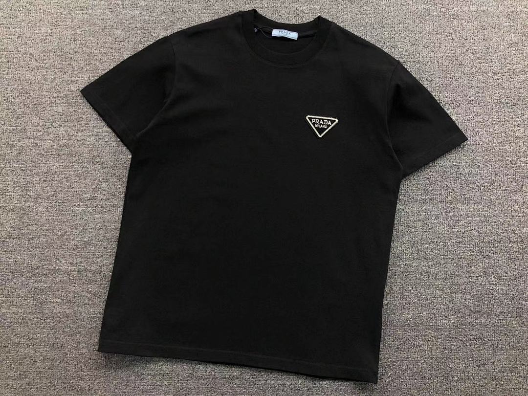 Prada 128 P⭐A⭐A T-SHIRT 211171421 (Im 170Cm 57Kg I Wear Size M In The Phot) - Image 10