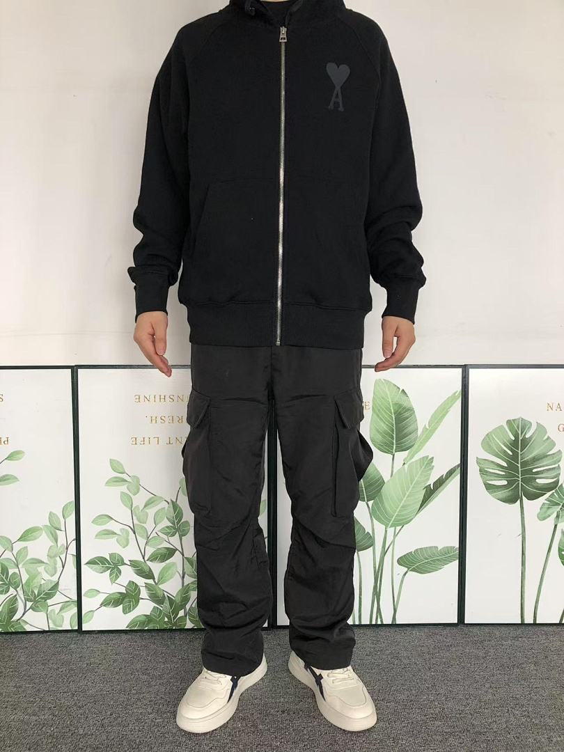 AMI 128 AMI HOODIE 503140588 (Im 170Cm 60Kg I Wear Size S In The Phot) - Image 4