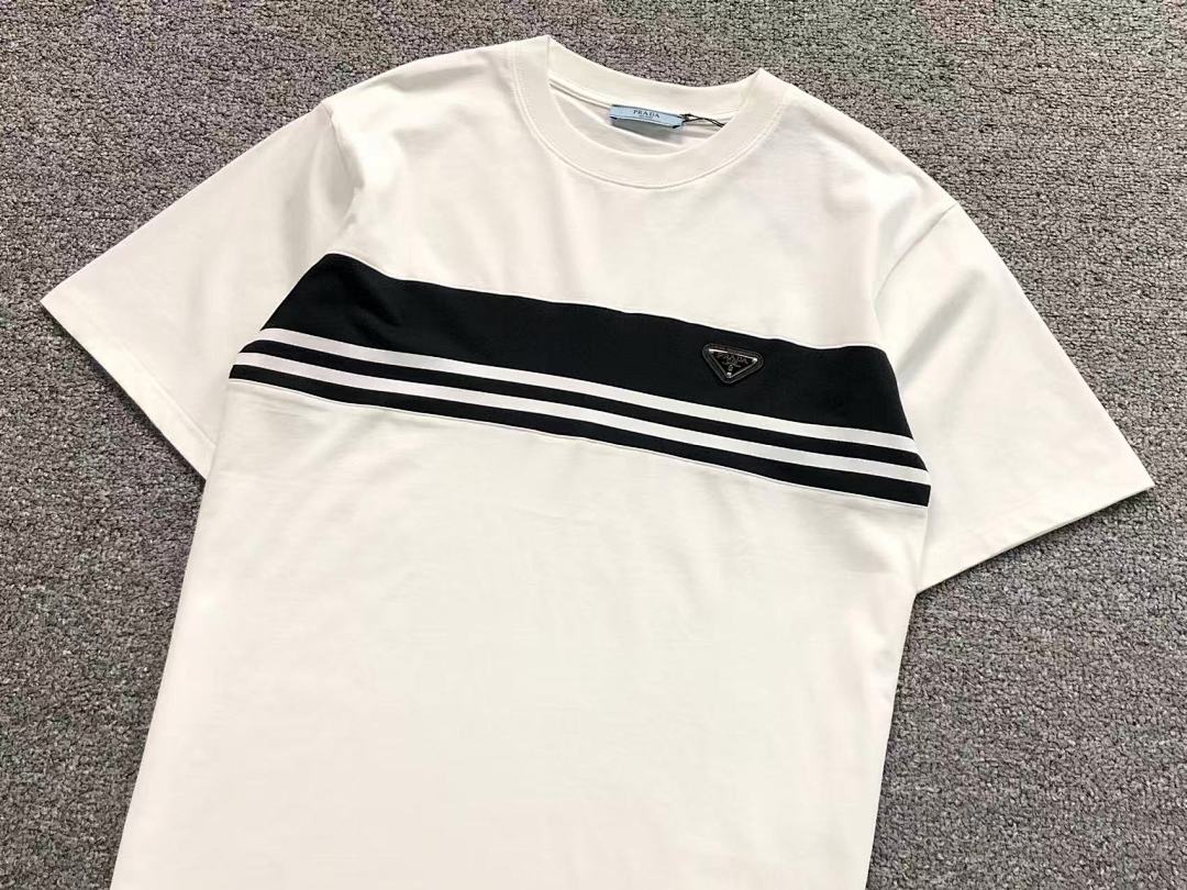 Prada 95 P⭐A⭐A T-SHIRT 3203181003 (Im 170Cm 60Kg I Wear Size M In The Phot) - Image 8