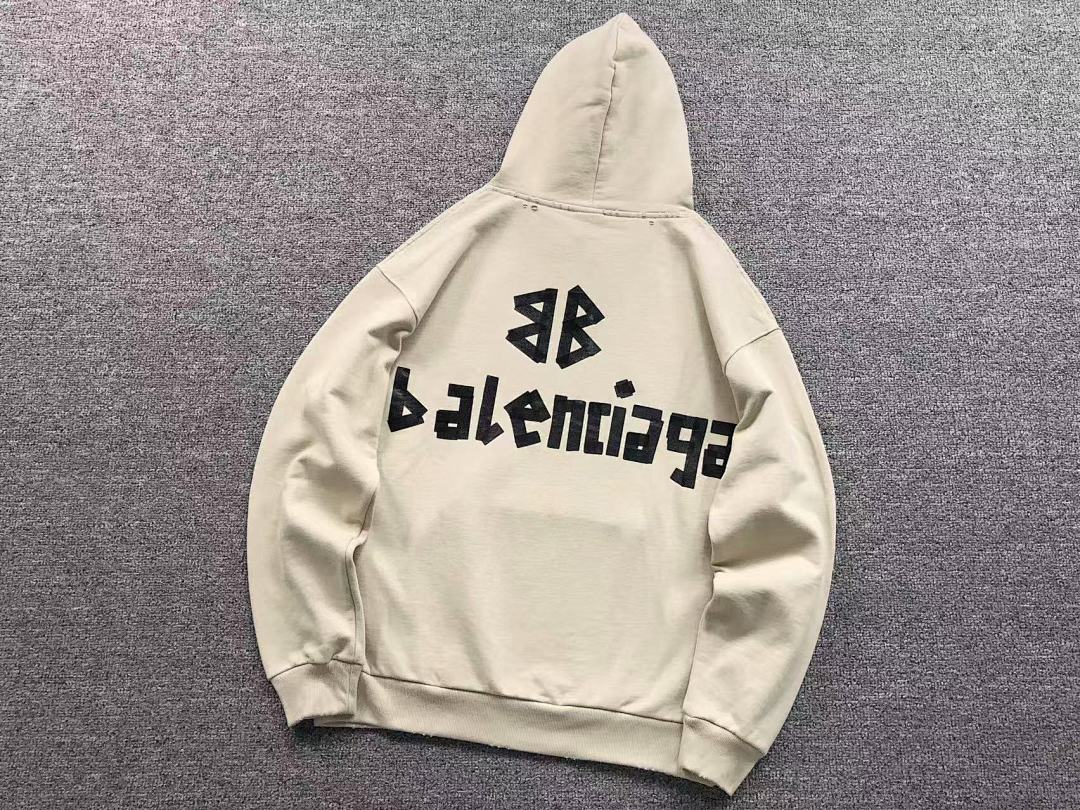 Balenciaga 258 B⭐L⭐⭐⭐IA⭐A HOODIE 31010044121 (Im 170Cm 60Kg I Wear Size M In The Phot) - Image 6