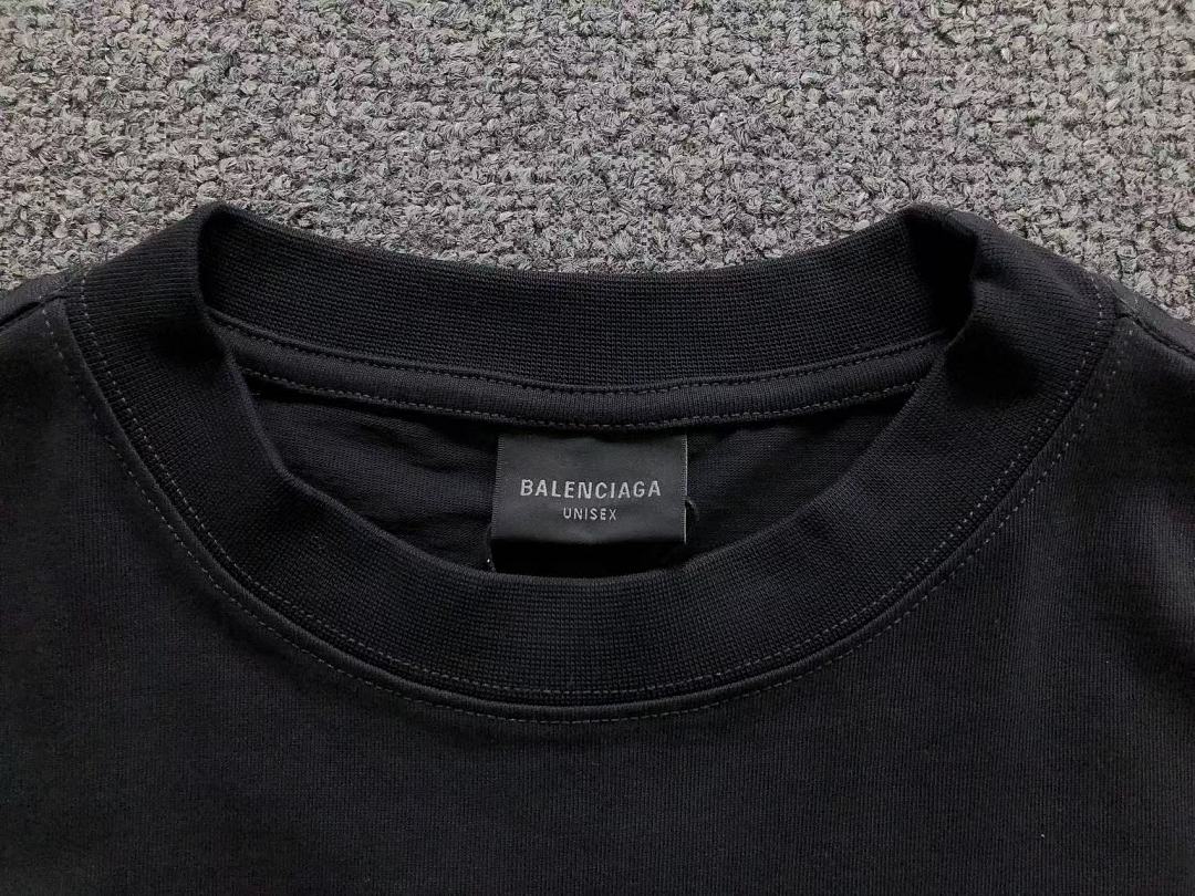 Balenciaga 125 B⭐L⭐⭐⭐IA⭐A T-SHIRT 42042011163 (Im 170Cm 60Kg I Wear Size XS In The Phot) - Image 17
