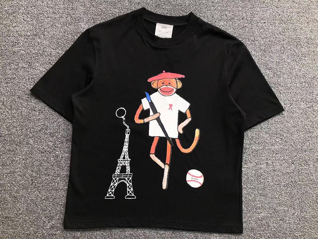 AMI 85 AMI T-SHIRT 413122179 (Im 170Cm 60Kg I Wear Size S In The Phot) - Image 7