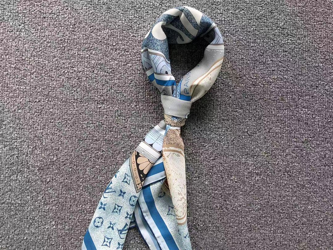 Louis Vuitton 68 L⭐ SCARF 2203171476 (Long 85CM* Wide - Image 5