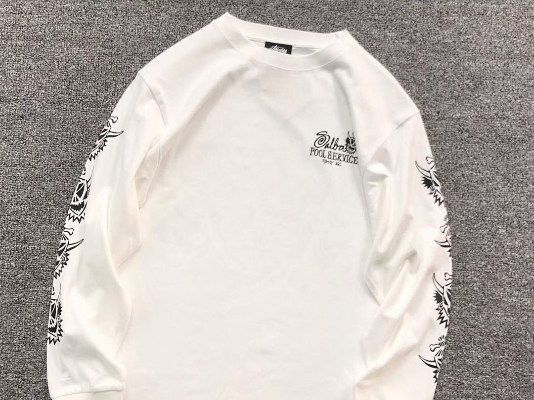 Stussy 108 STUSSY LONG SLEEVED 4111131102 (Im 170Cm 60Kg I Wear Size M In The Phot) - Image 12