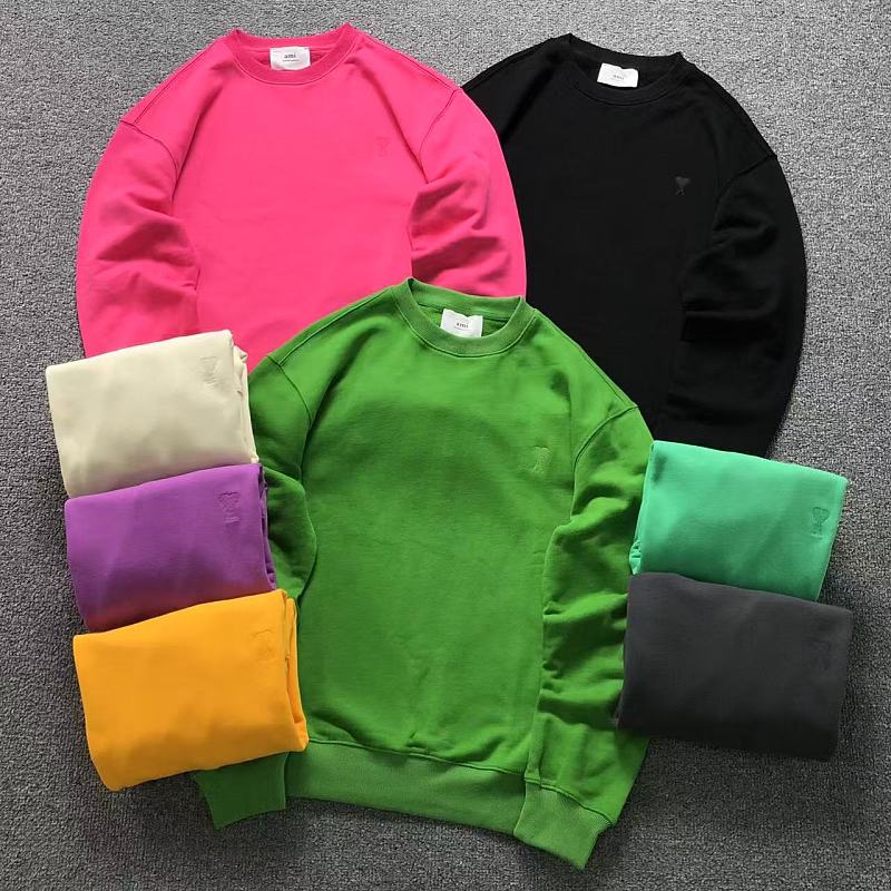 AMI 178 AMI HOODIE 22082703001 (Im 170Cm 60Kg I Wear Size M In The Phot)