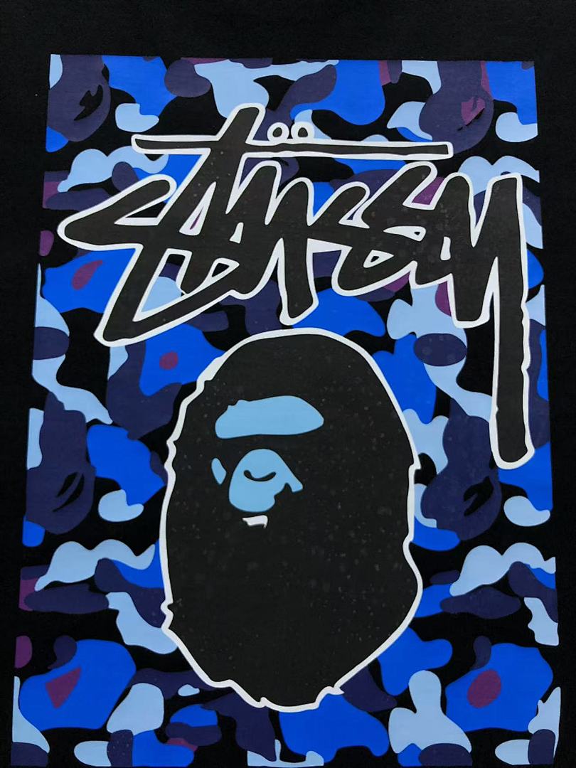 Bape 79 BAPE STUSSY T-SHIRT 411183542 (Im 170Cm 57Kg I Wear Size S In The Phot) - Image 10