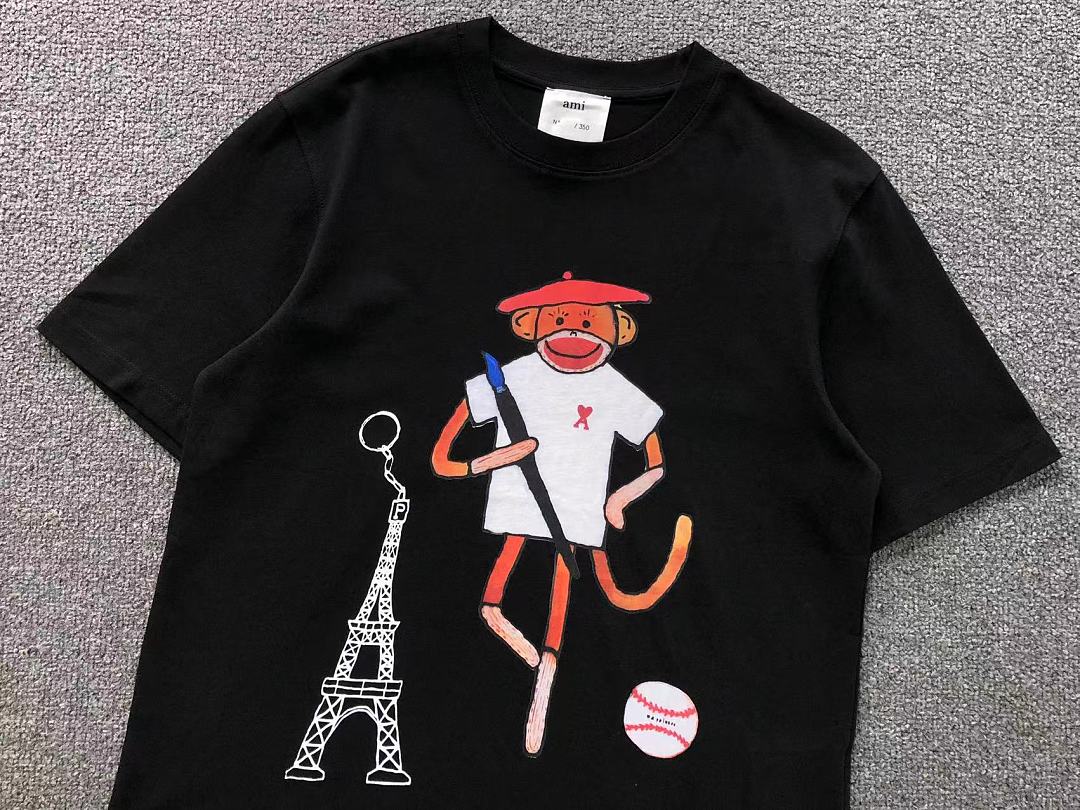 AMI 138 AMI T-SHIRT 22042344001 (Im 170Cm 60Kg I Wear Size S In The Phot) - Image 9