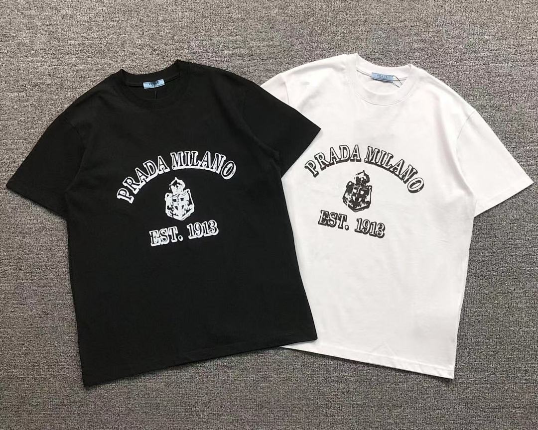 Prada 128 P⭐A⭐A T-SHIRT 3203053221 (Im 170Cm 60Kg I Wear Size S In The Phot) - Image 5