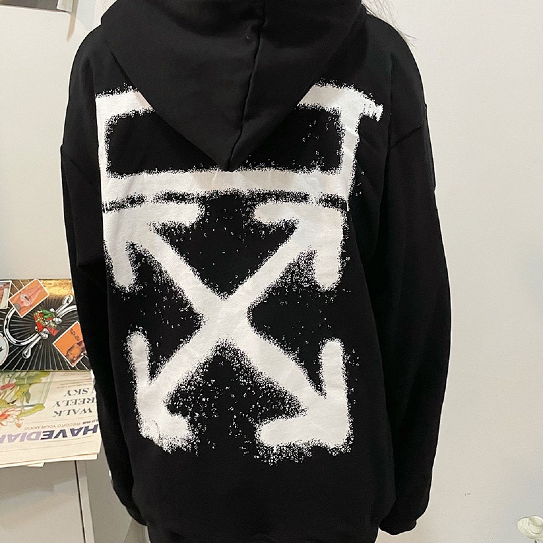 Off-White 109 OFF-WHITE (WHITE HOODIE) - Image 34