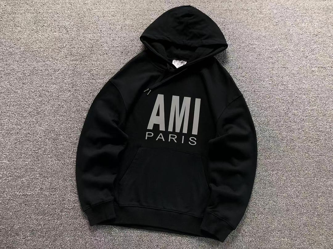 AMI 158 AMI HOODIE 3208163917 (Im 170Cm 60Kg I Wear Size S In The Phot) - Image 13
