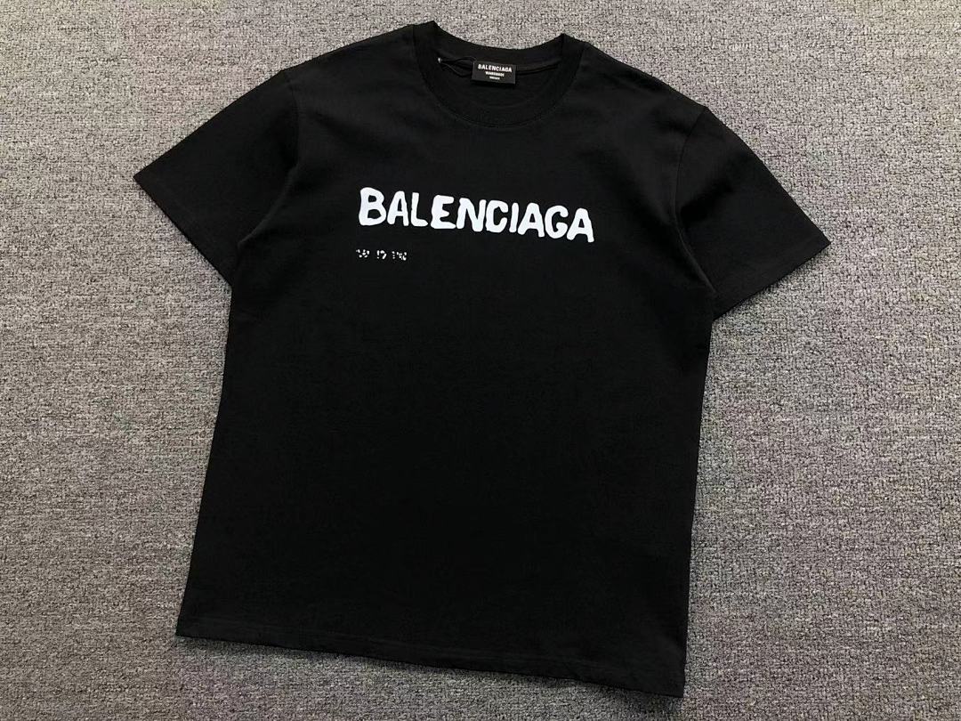 Balenciaga 128 B⭐L⭐⭐⭐IA⭐A T-SHIRT 411187701 (Im 170Cm 57Kg I Wear Size M In The Phot) - Image 10