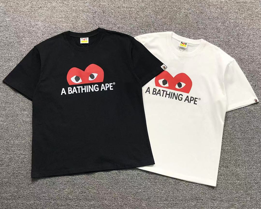 Bape 88 BAPE CDG T-SHIRT 3112050221 (Im 170Cm 60Kg I Wear Size M In The Phot) - Image 5
