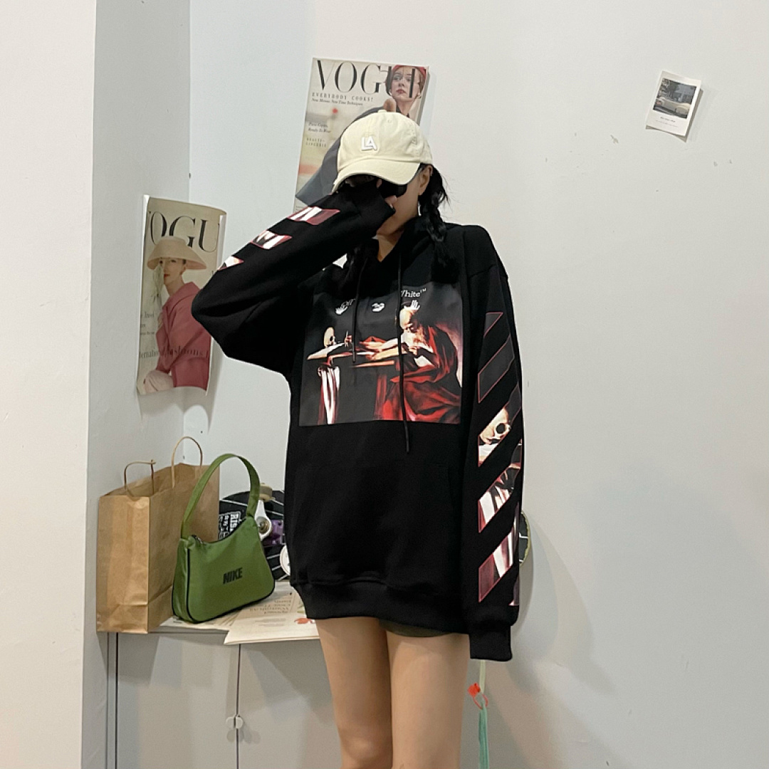 Off-White 129 OFF-WHITE (WHITE HOODIE) - Image 18