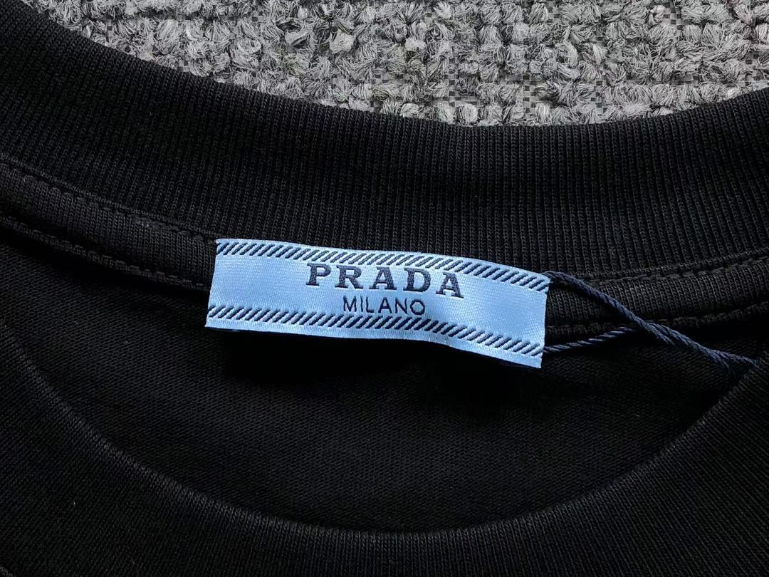 Prada 128 P⭐A⭐A T-SHIRT 56201221 (Im 170Cm 60Kg I Wear Size M In The Phot) - Image 17