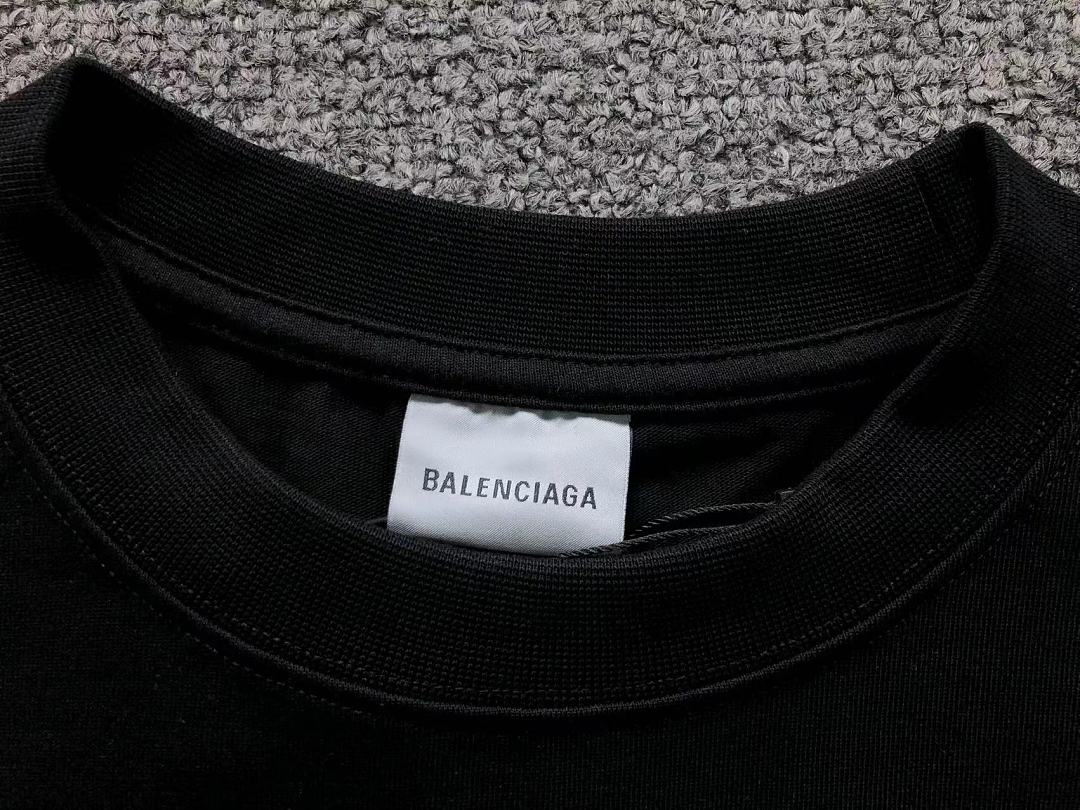 Balenciaga 128 B⭐L⭐⭐⭐IA⭐A T-SHIRT 42052102163 (Im 170Cm 60Kg I Wear Size XS In The Phot) - Image 12