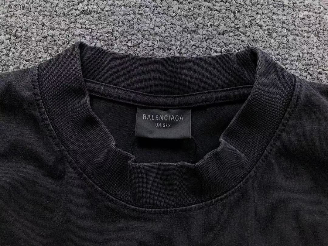 Balenciaga 128 B⭐L⭐⭐⭐IA⭐A T-SHIRT 3108081721 (Im 170Cm 60Kg I Wear Size S In The Phot) - Image 13