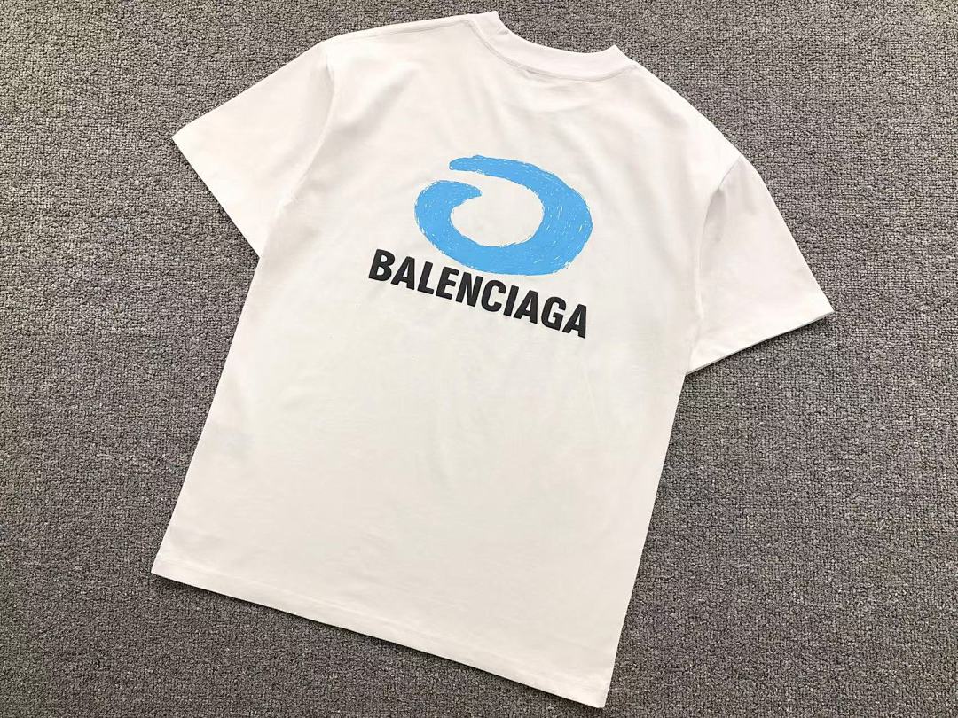 Balenciaga 108 B⭐L⭐⭐⭐IA⭐A T-SHIRT 2162315125 (Im 170Cm 60Kg I Wear Size S In The Phot) - Image 7
