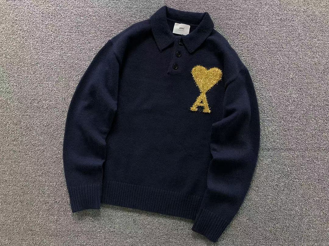 AMI 168 AMI SWEATER 21101104125 (Im 170Cm 60Kg I Wear Size M In The Phot) - Image 21