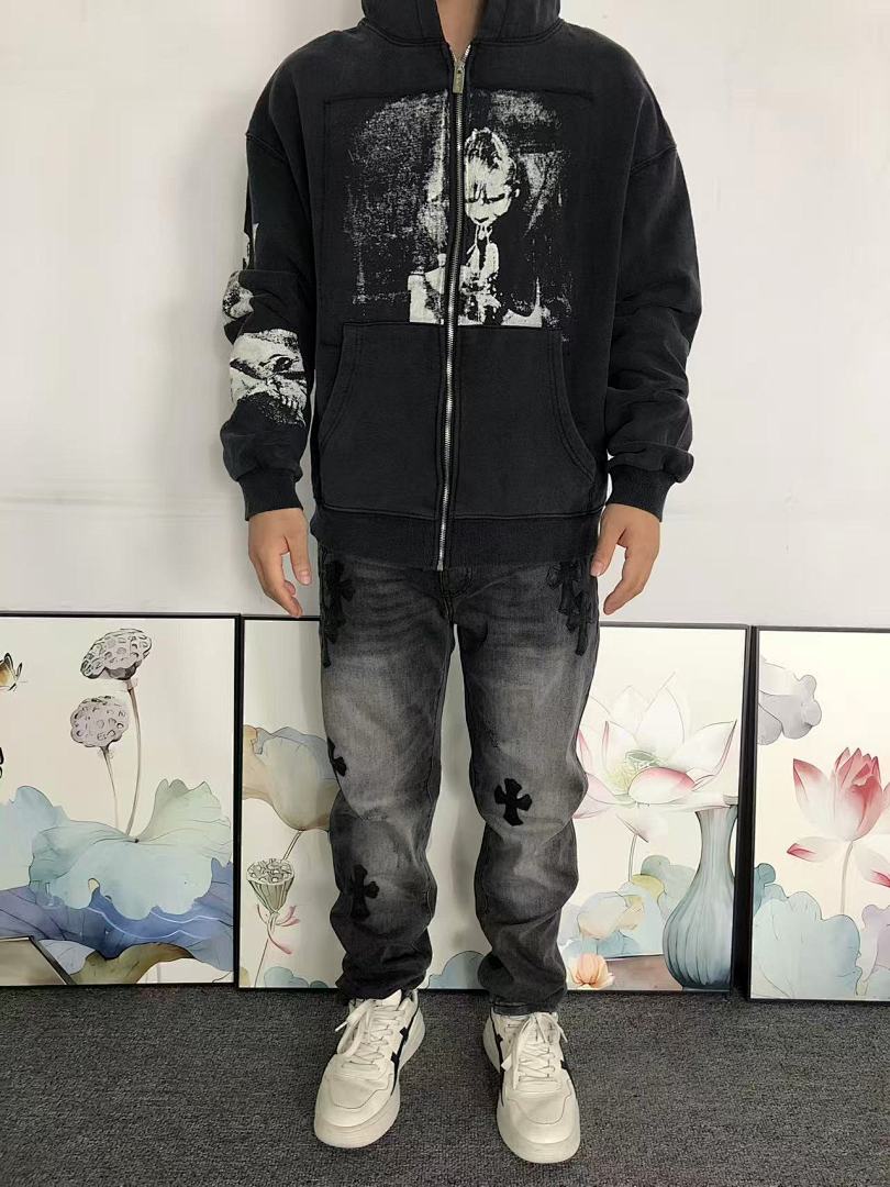 Chanel 178 ENFANTS RICHES DEPRIMES HOODIE 5211240162 (Im 170Cm 60Kg I Wear Size S In The Phot) - Image 3