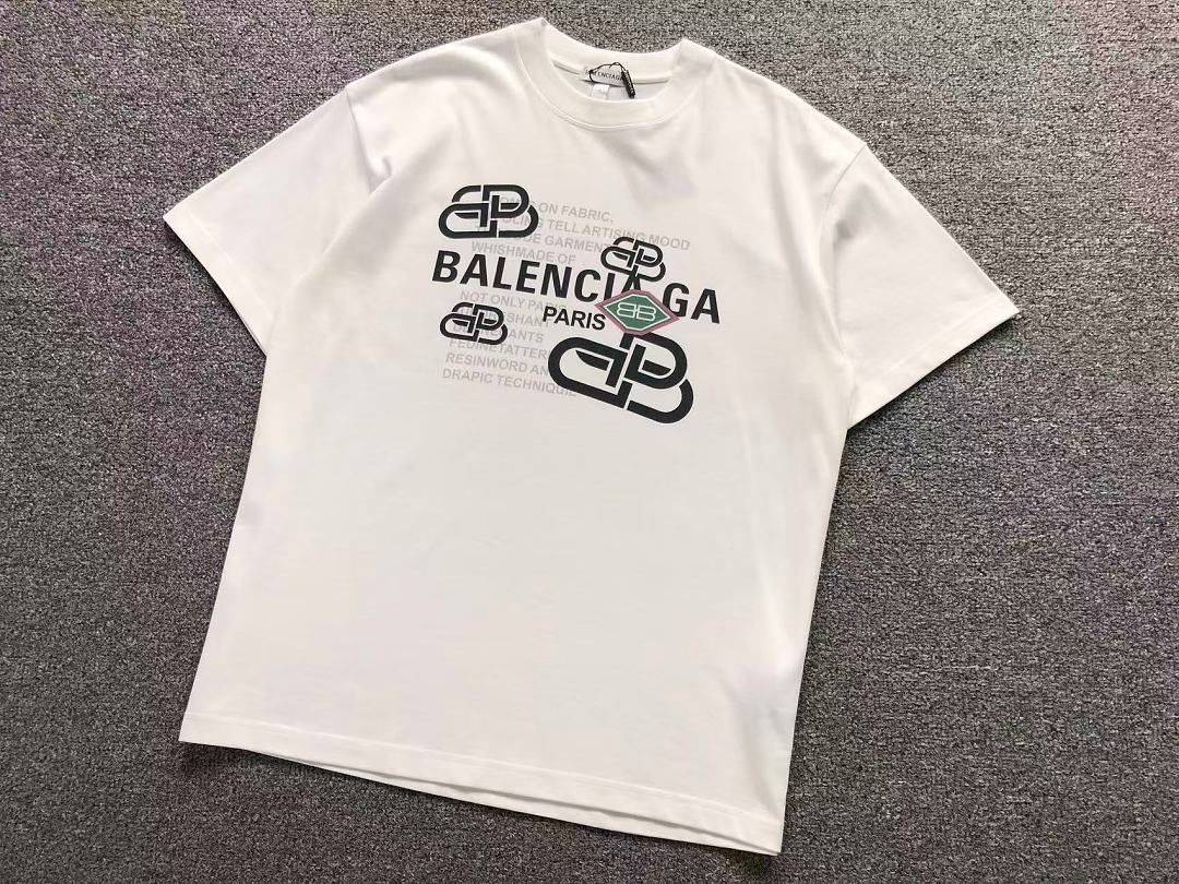 Balenciaga 108 B⭐L⭐⭐⭐IA⭐A T-SHIRT 1252215137 (Im 170Cm 60Kg I Wear Size L In The Phot) - Image 11