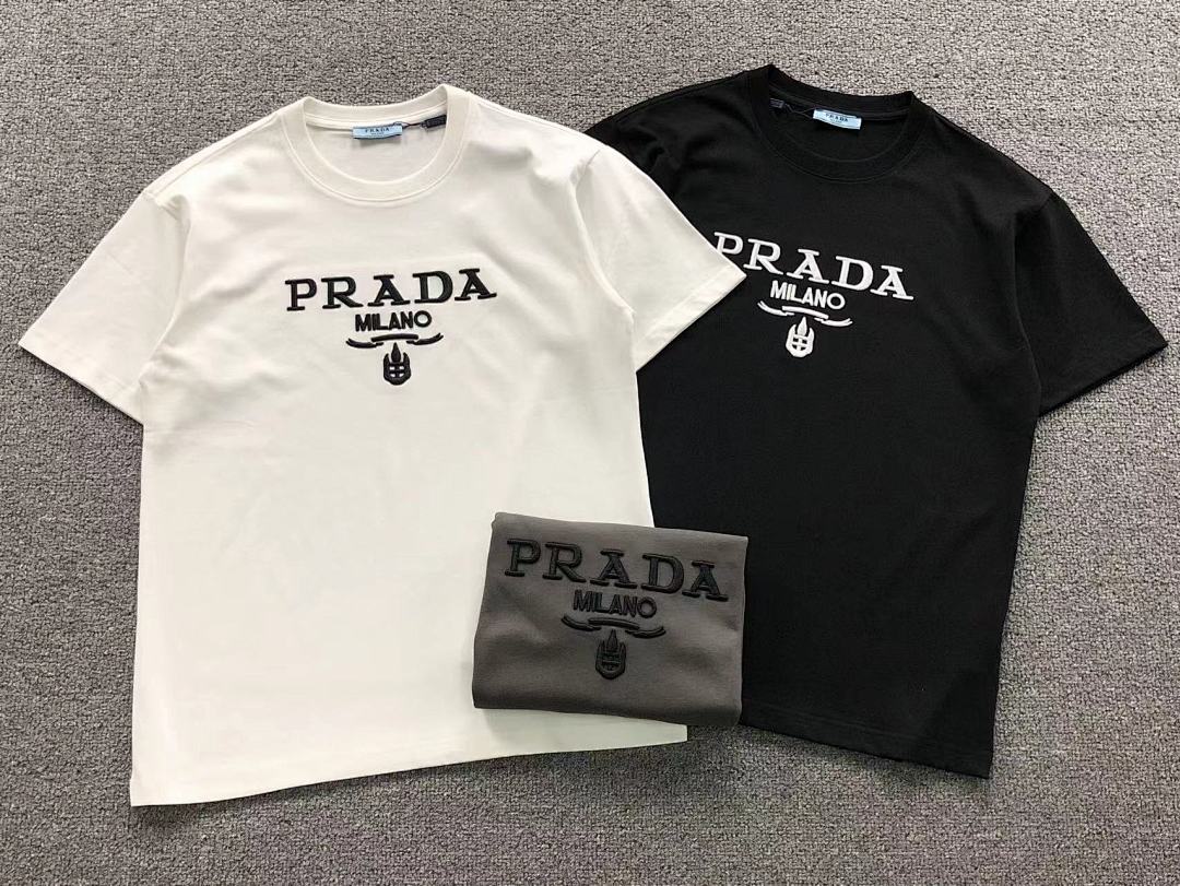 Prada 125 P⭐A⭐A T-SHIRT 3112032521 (Im 170Cm 60Kg I Wear Size M In The Phot) - Image 5