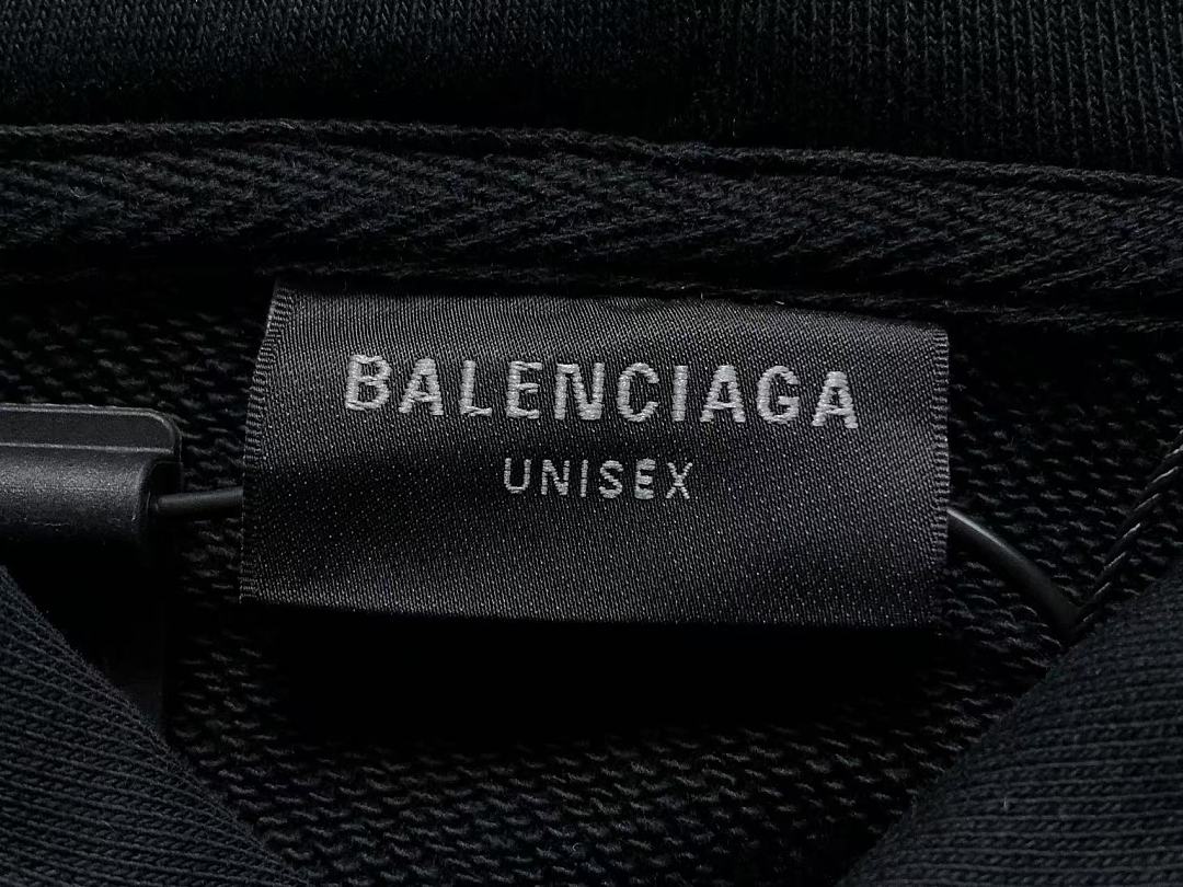 Balenciaga 225 B⭐L⭐⭐⭐IA⭐A HOODIE 42082103163 (Im 170Cm 60Kg I Wear Size S In The Phot) - Image 15