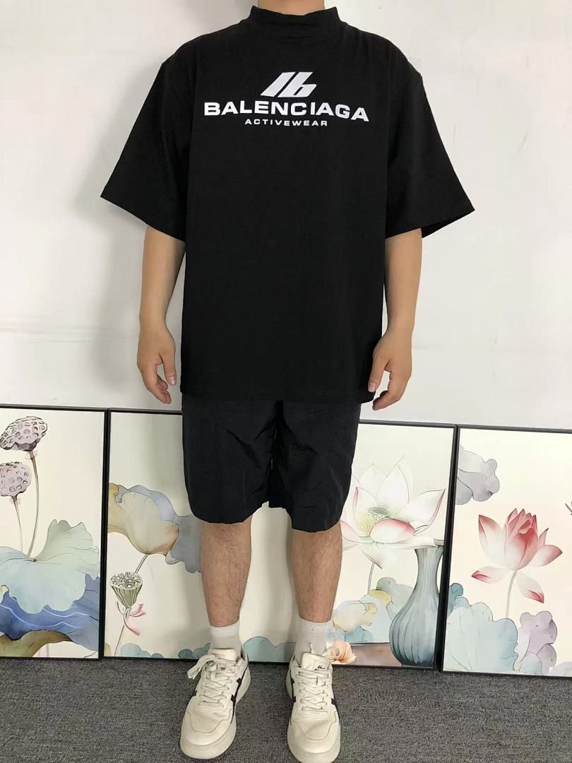 Balenciaga 125 B⭐L⭐⭐⭐IA⭐A T-SHIRT 42041313163 (Im 170Cm 60Kg I Wear Size XS In The Phot) - Image 3