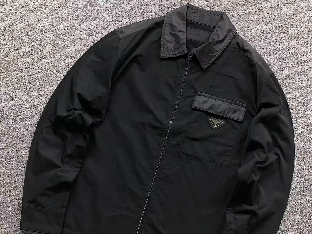 Prada 328 P⭐A⭐A JACKET 217110109 (Im 170Cm 60Kg I Wear Size S In The Phot) - Image 7