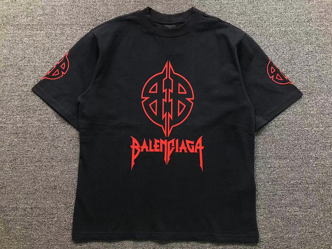 Balenciaga 125 B⭐L⭐⭐⭐IA⭐A T-SHIRT 42041307163 (Im 170Cm 60Kg I Wear Size XS In The Phot) - Image 5