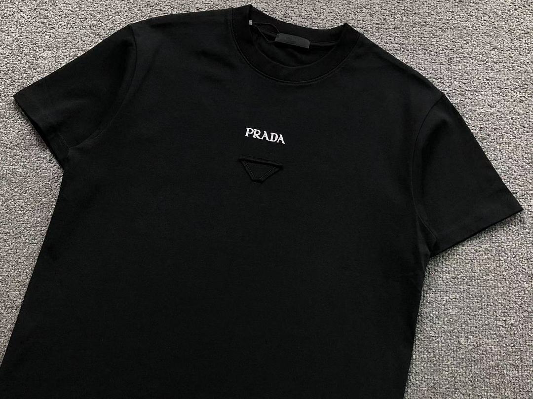 Prada 125 P⭐A⭐A T-SHIRT 2208032415 (Im 170Cm 60Kg I Wear Size S In The Phot) - Image 13