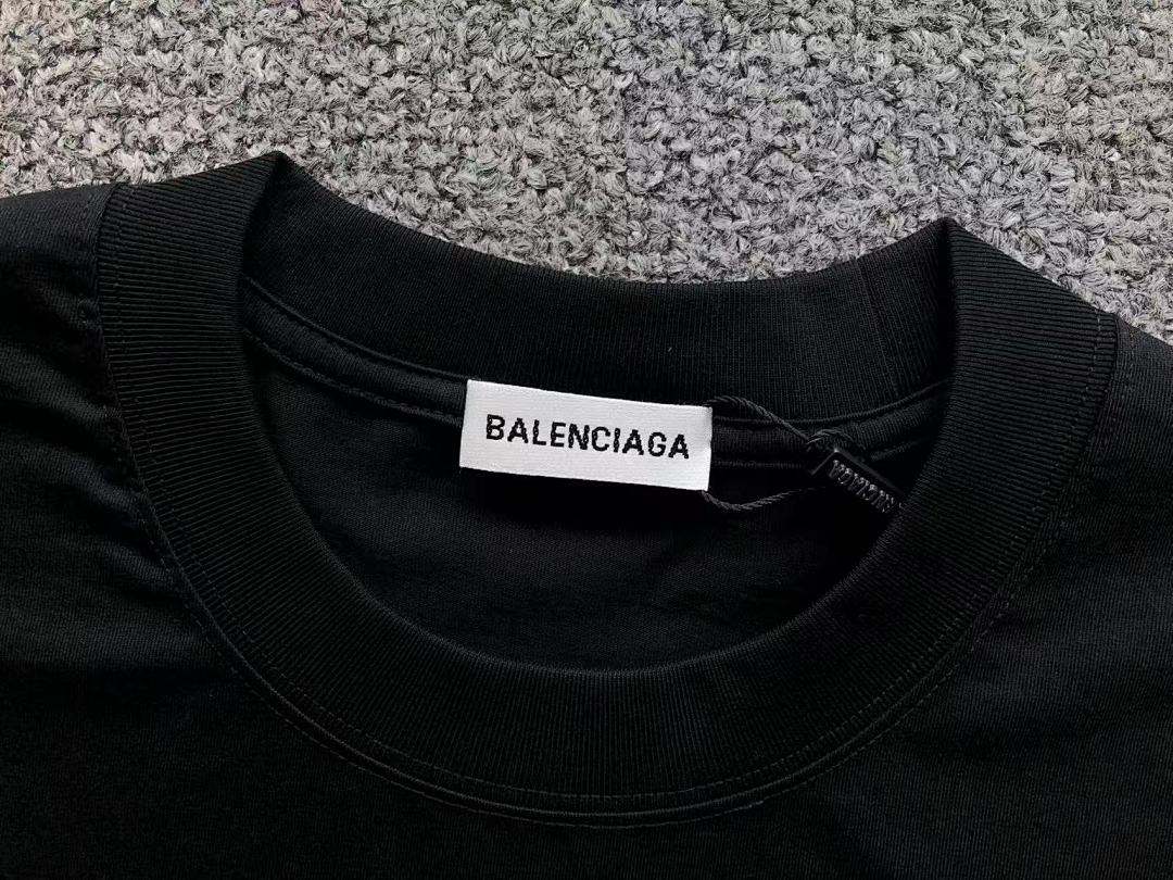 Balenciaga 115 B⭐L⭐⭐⭐IA⭐A T-SHIRT 57210170 (Im 170Cm 60Kg I Wear Size XL In The Phot) - Image 16