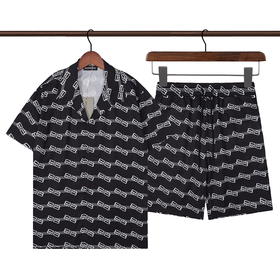 Balenciaga TROUSERS95 B⭐L⭐⭐⭐IA⭐A SHORTS - Image 5
