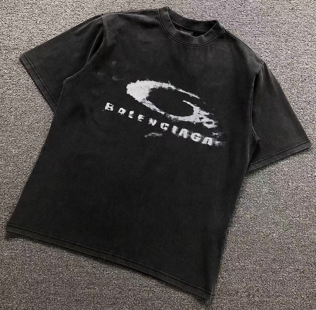 Balenciaga 128 B⭐L⭐⭐⭐IA⭐A T-SHIRT 42040803163 (Im 170Cm 60Kg I Wear Size XS In The Phot)