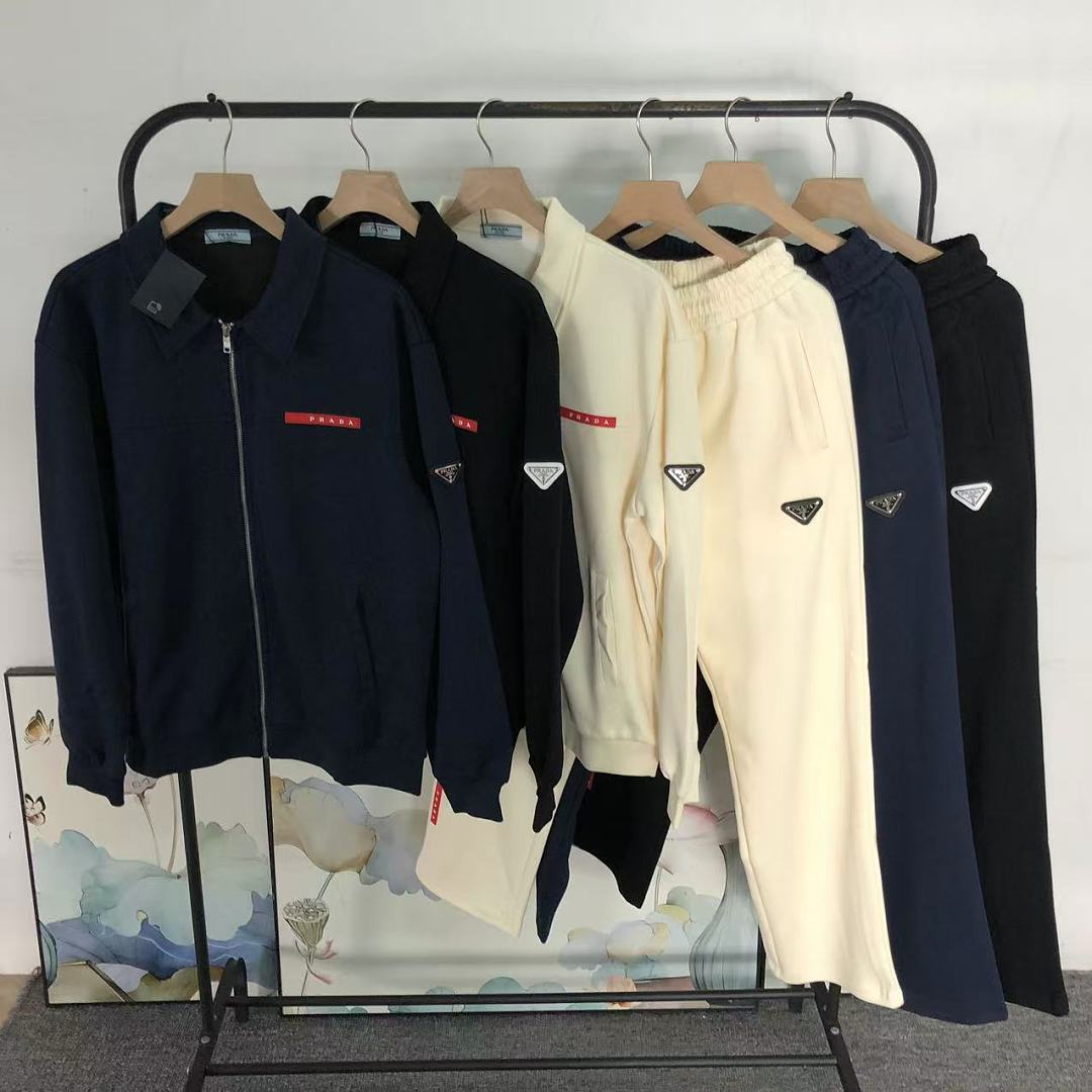 Prada 398 P⭐A⭐A HOODIE TROUSERS 52090307147 (Im 170Cm 60Kg I Wear Size M In The Phot) - Image 47