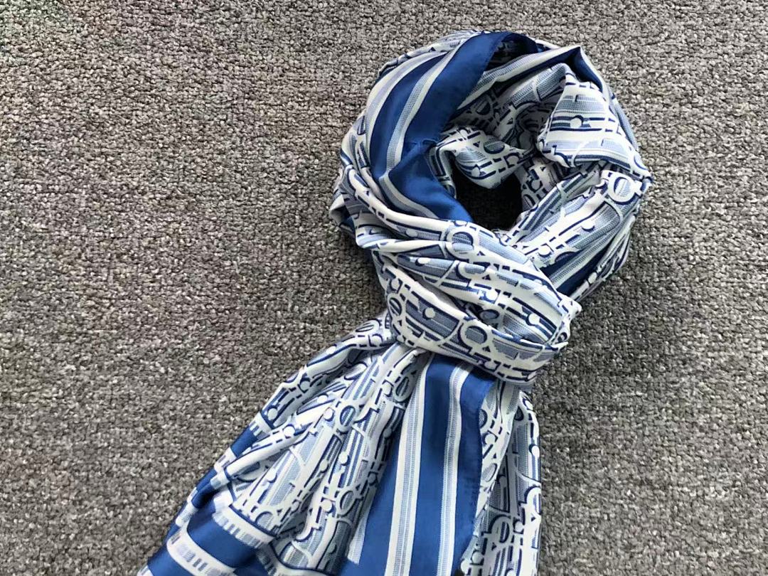 Dior 68 D⭐O⭐ SCARF 2203170776 (Long 180CM* Wide 90CM*) - Image 12