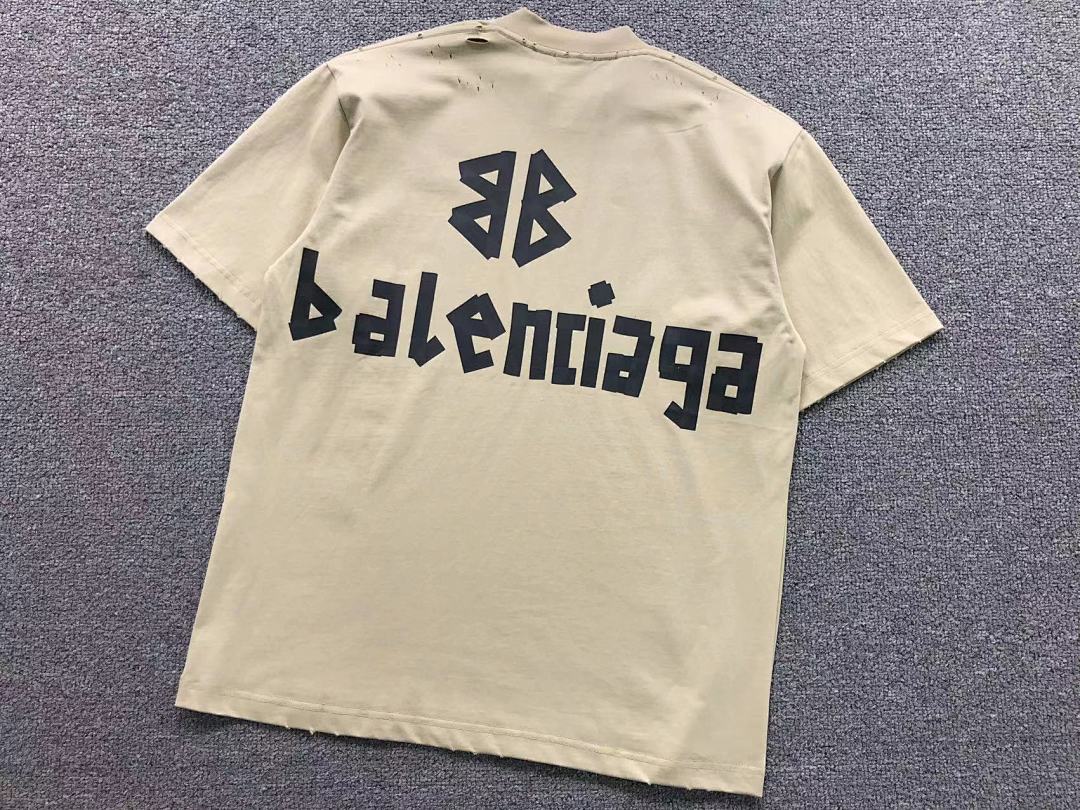 Balenciaga 128 B⭐L⭐⭐⭐IA⭐A T-SHIRT 3108082121 (Im 170Cm 60Kg I Wear Size S In The Phot) - Image 6