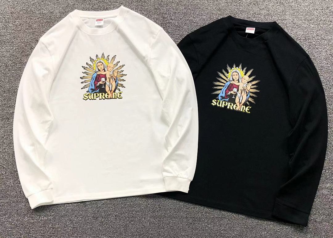 Supreme 95 S⭐⭐R⭐⭐E LONG SLEEVED 592812123 (Im 170Cm 60Kg I Wear Size L In The Phot) - Image 5