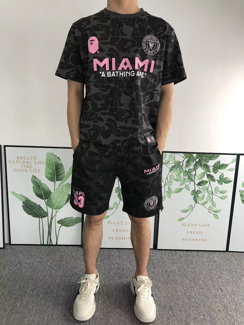 Bape SHORTS98 BAPE SHORTS T-SHIRT 111302442 (Im 170Cm 55Kg I Wear Size S In The Phot) - Image 4