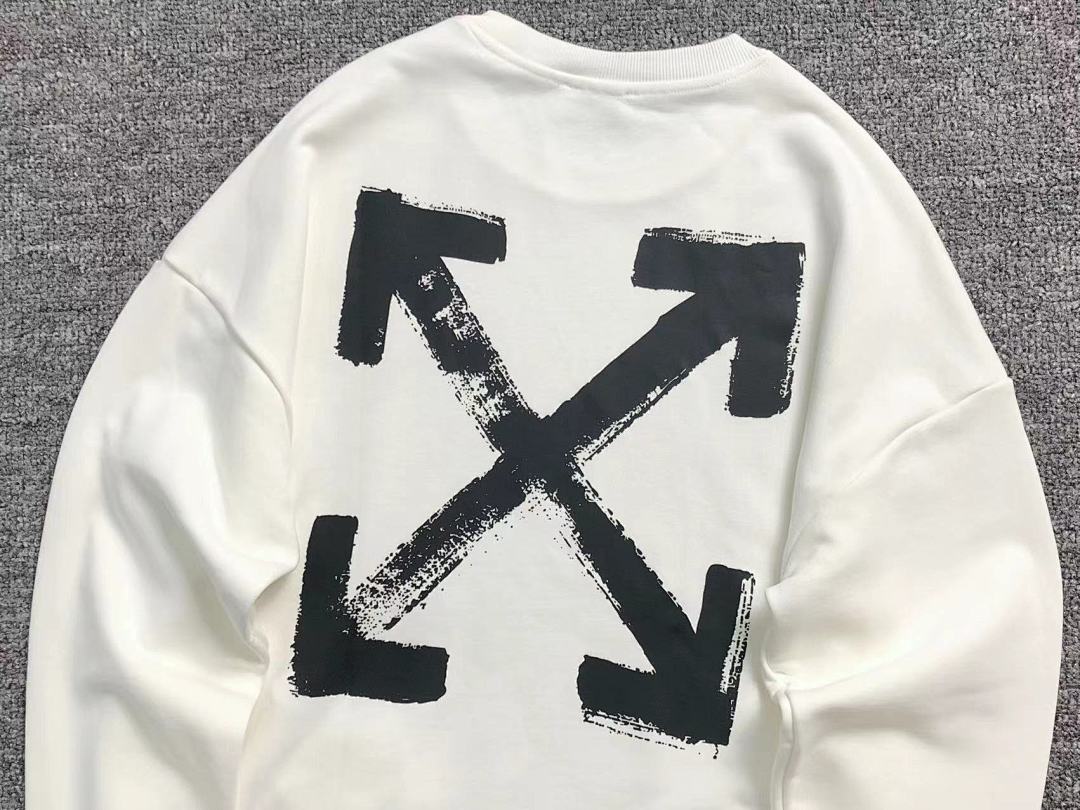 Off-White 136 OFF-WHITE (WHITE HOODIE) - Image 9