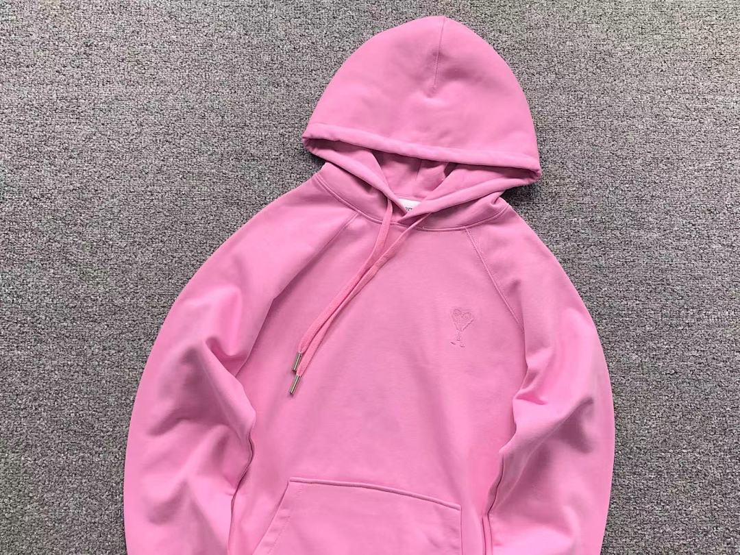 AMI 158 AMI HOODIE 3201081217 (Im 170Cm 60Kg I Wear Size M In The Phot) - Image 13