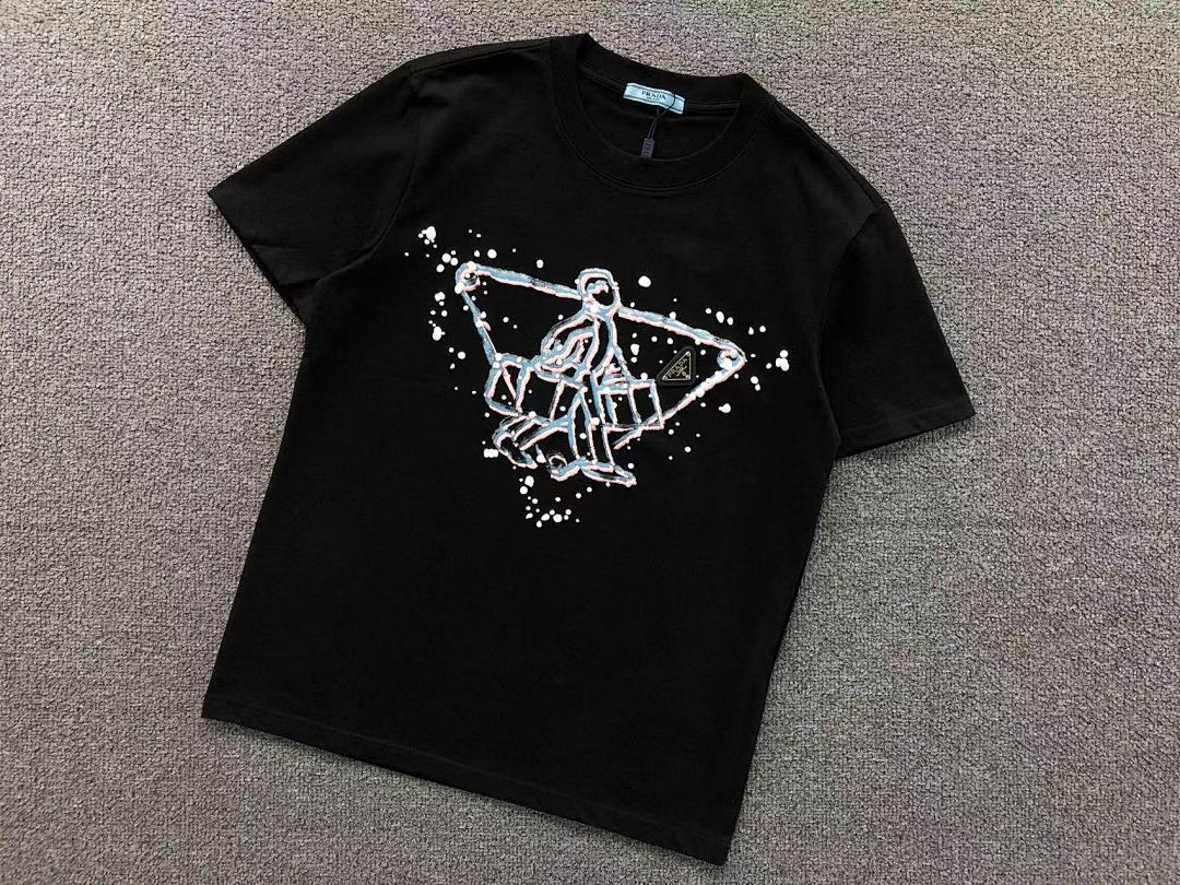 Prada 115 P⭐A⭐A T-SHIRT 1106133860 (Im 170Cm 60Kg I Wear Size S In The Phot) - Image 11