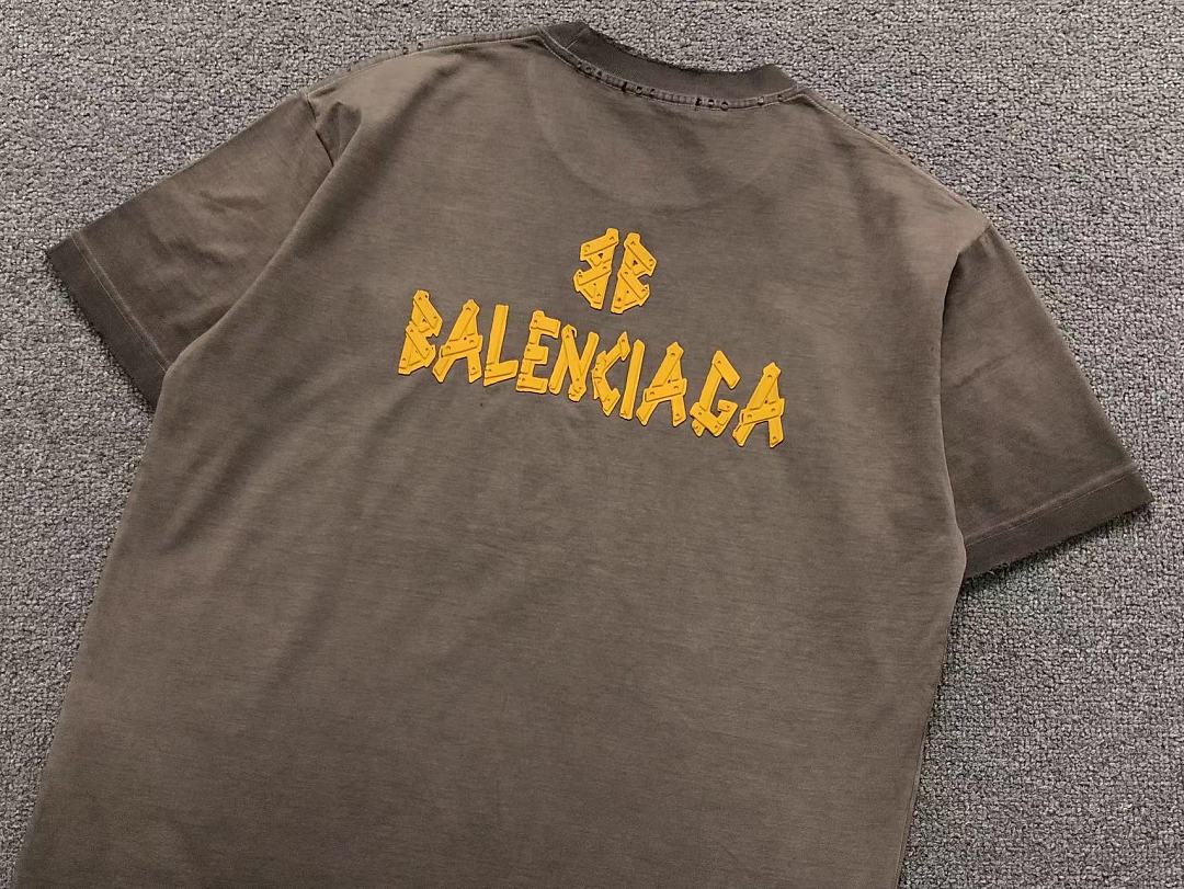 Balenciaga 128 B⭐L⭐⭐⭐IA⭐A T-SHIRT 42042909133 (Im 170Cm 60Kg I Wear Size 2XL In The Phot) - Image 11