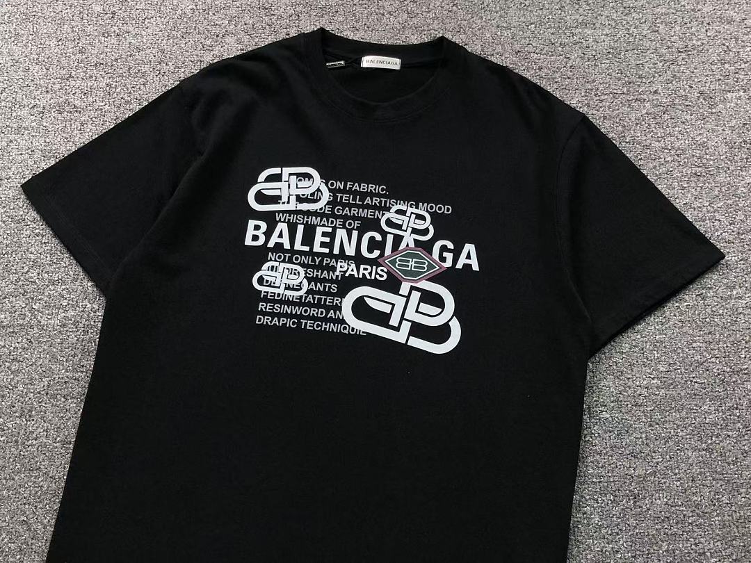Balenciaga 108 B⭐L⭐⭐⭐IA⭐A T-SHIRT 1252215137 (Im 170Cm 60Kg I Wear Size L In The Phot) - Image 8