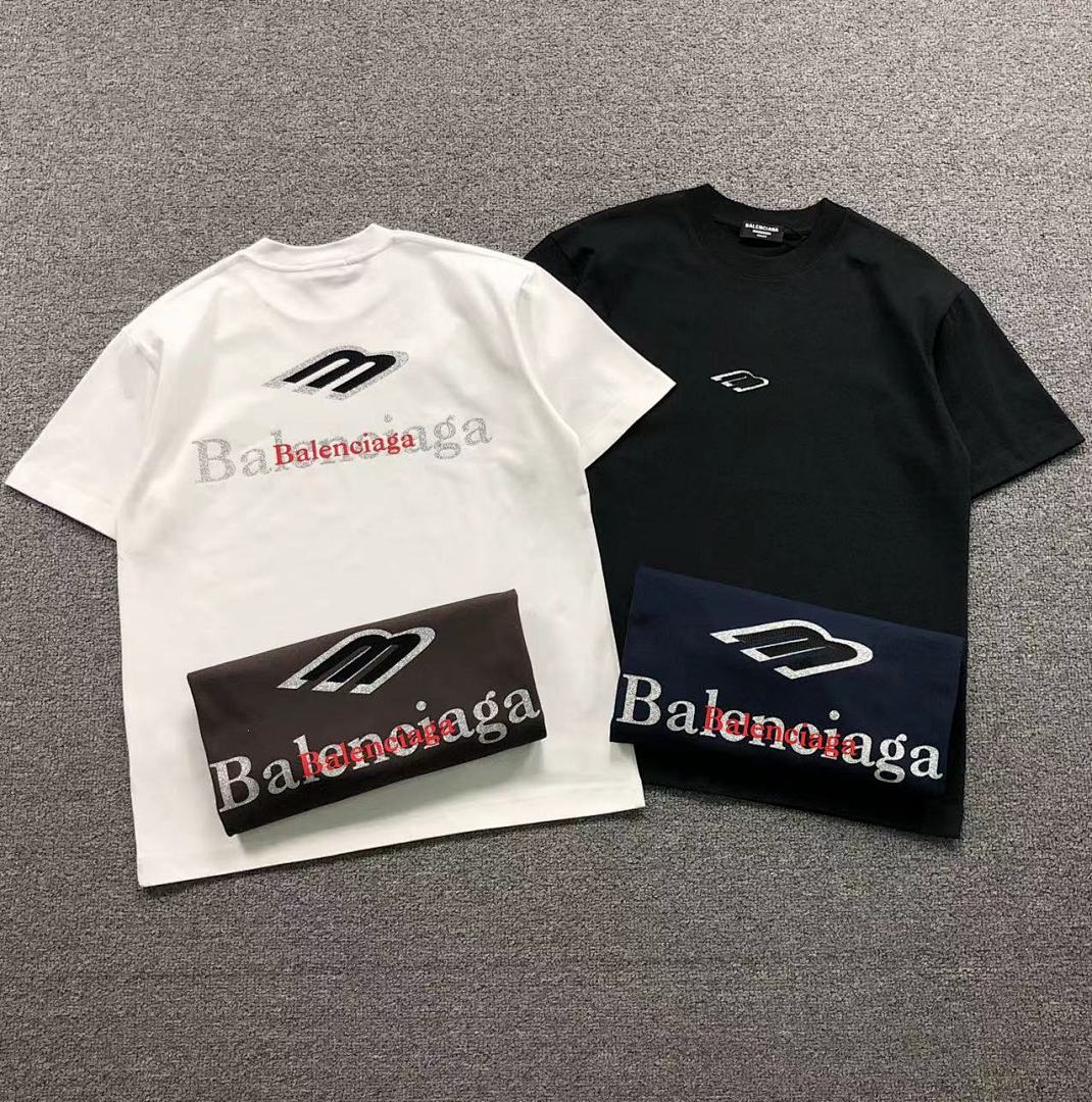 Balenciaga 115 B⭐L⭐⭐⭐IA⭐A T-SHIRT 3203243121 (Im 170Cm 60Kg I Wear Size M In The Phot)
