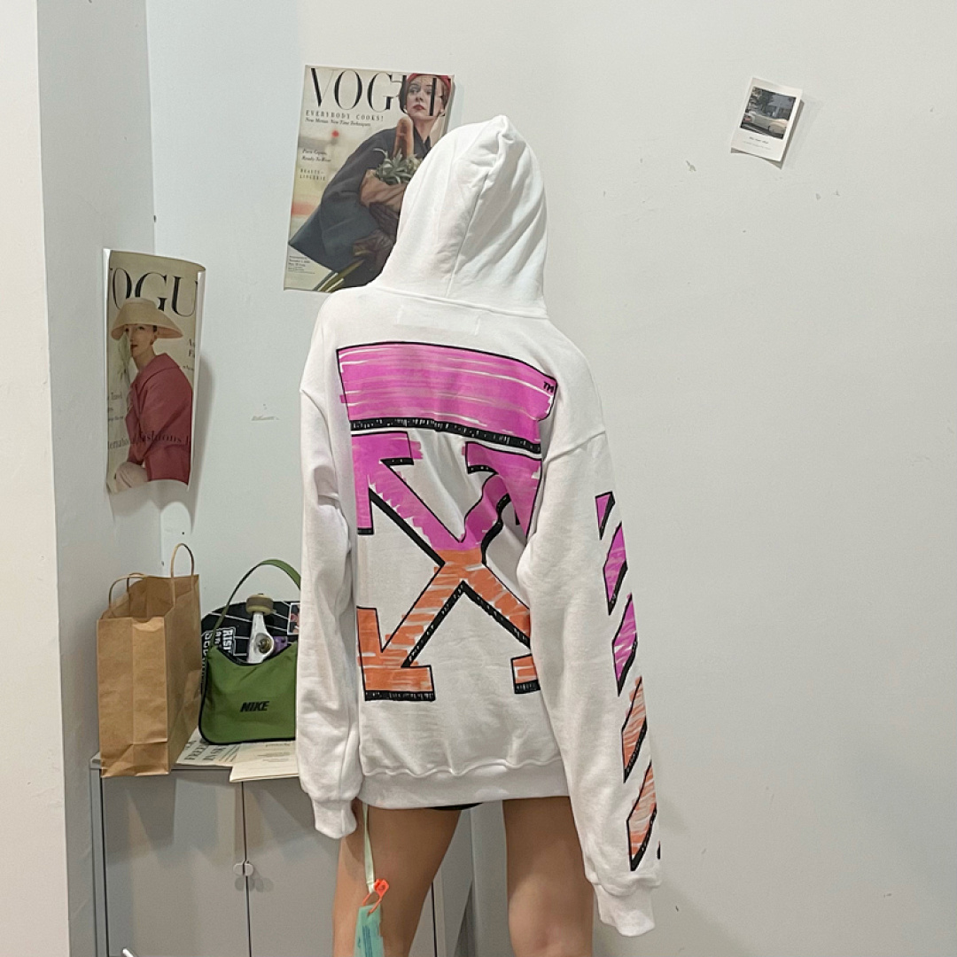 Off-White 116 OFF-WHITE (WHITE HOODIE) - Image 48