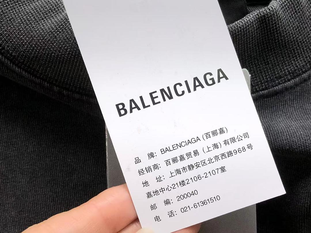 Balenciaga 135 B⭐L⭐⭐⭐IA⭐A T-SHIRT 42042009163 (Im 170Cm 60Kg I Wear Size XS In The Phot) - Image 15