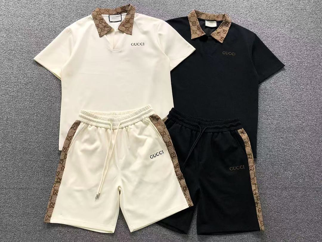 Gucci 218 G⭐C⭐I POLO SHORTS 5260207147 (Im 170Cm 60Kg I Wear Size L In The Phot) - Image 6