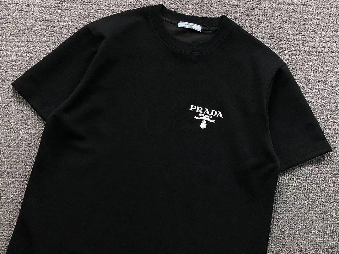 Prada 218 P⭐A⭐A T-SHIRT SHORTS 5260206147 (Im 170Cm 60Kg I Wear Size L In The Phot) - Image 12