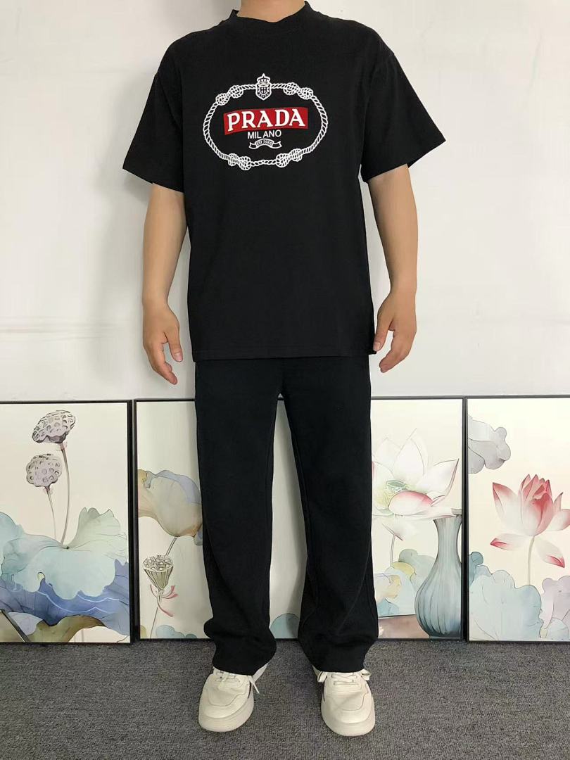 Prada 158 P⭐A⭐A T-SHIRT 22032013001 (Im 170Cm 60Kg I Wear Size S In The Phot) - Image 3