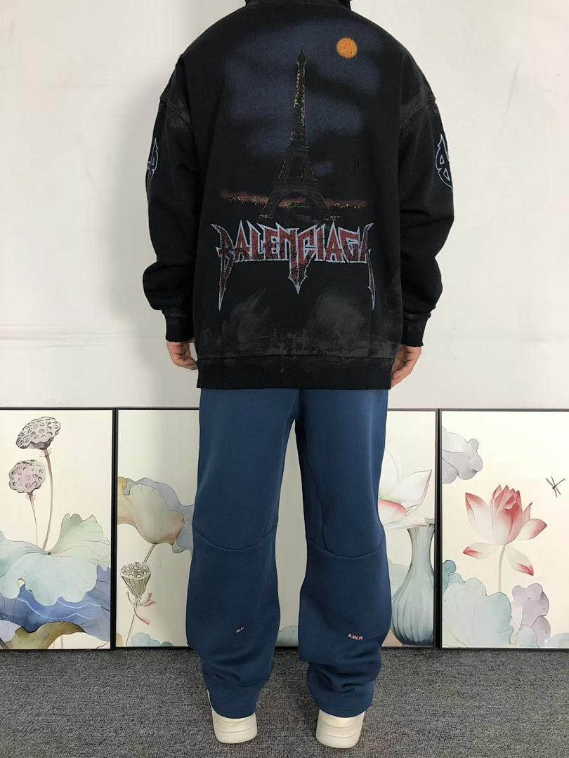 Balenciaga 265 B⭐L⭐⭐⭐IA⭐A HOODIE 4122717163 (Im 170Cm 60Kg I Wear Size XS In The Phot) - Image 4